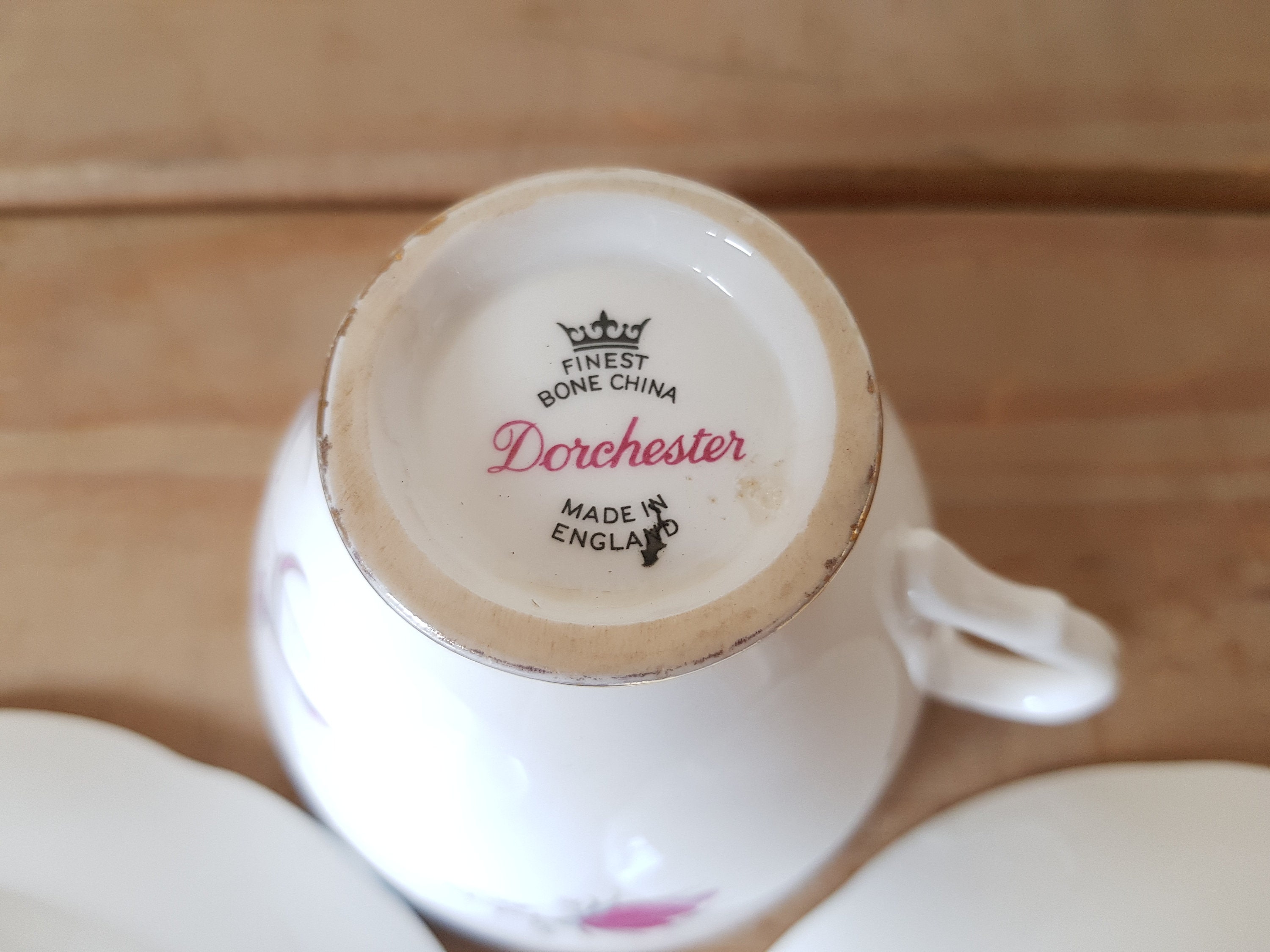 English Rose Dorchester Fine Bone China Trio Footed Tea Cup Etsy