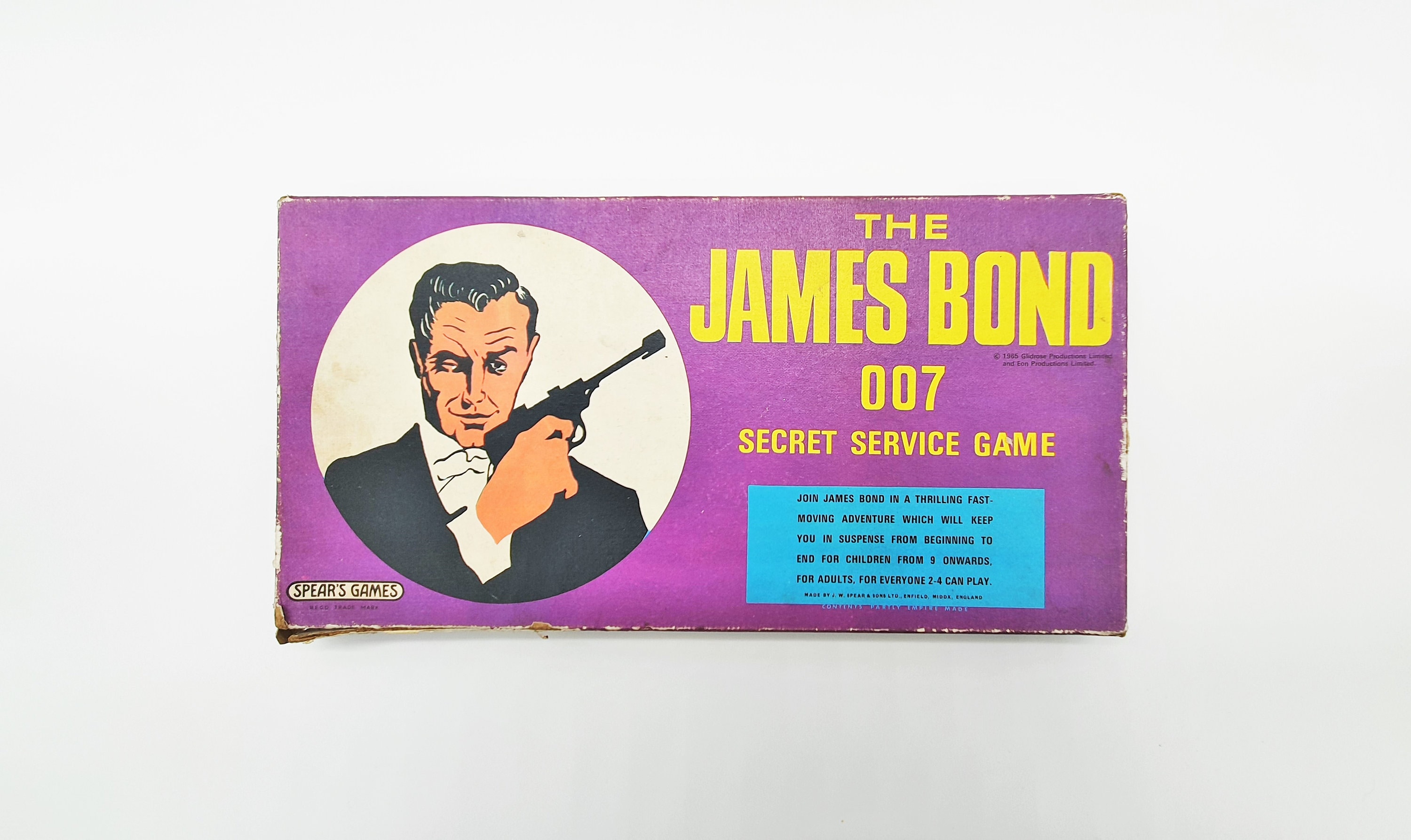 Vintage the James Bond 007 Secret Service Game 1965 Board - Etsy