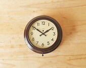 Antique Smith Electric Bakelite Wall Clock, Vintage Smiths Working 1920 30s Electrical Industrial Clock, Tell Tale Window, Made in England