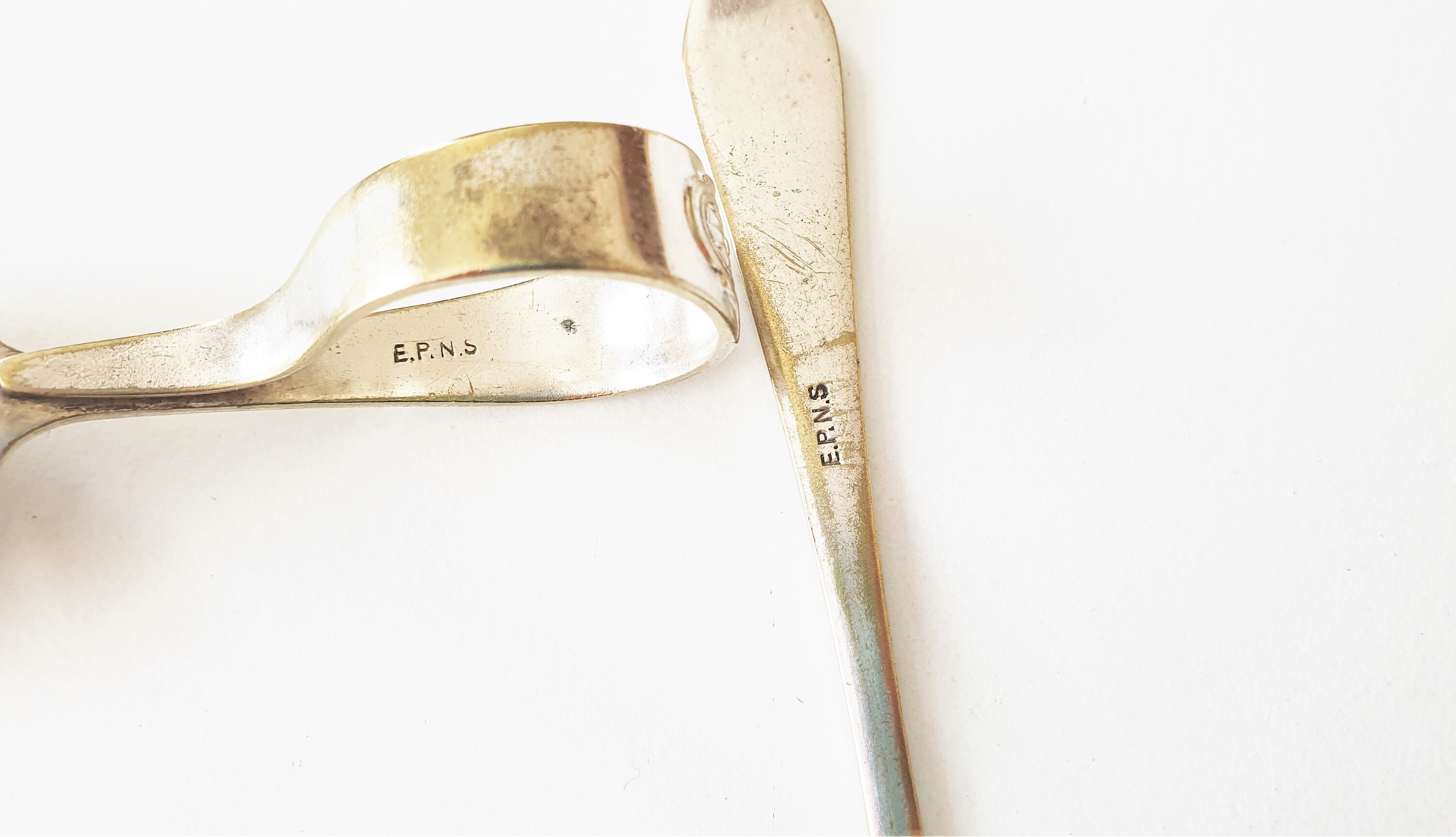 Vintage Baby Spoon and Pusher Set of Child's Cutlery Etsy