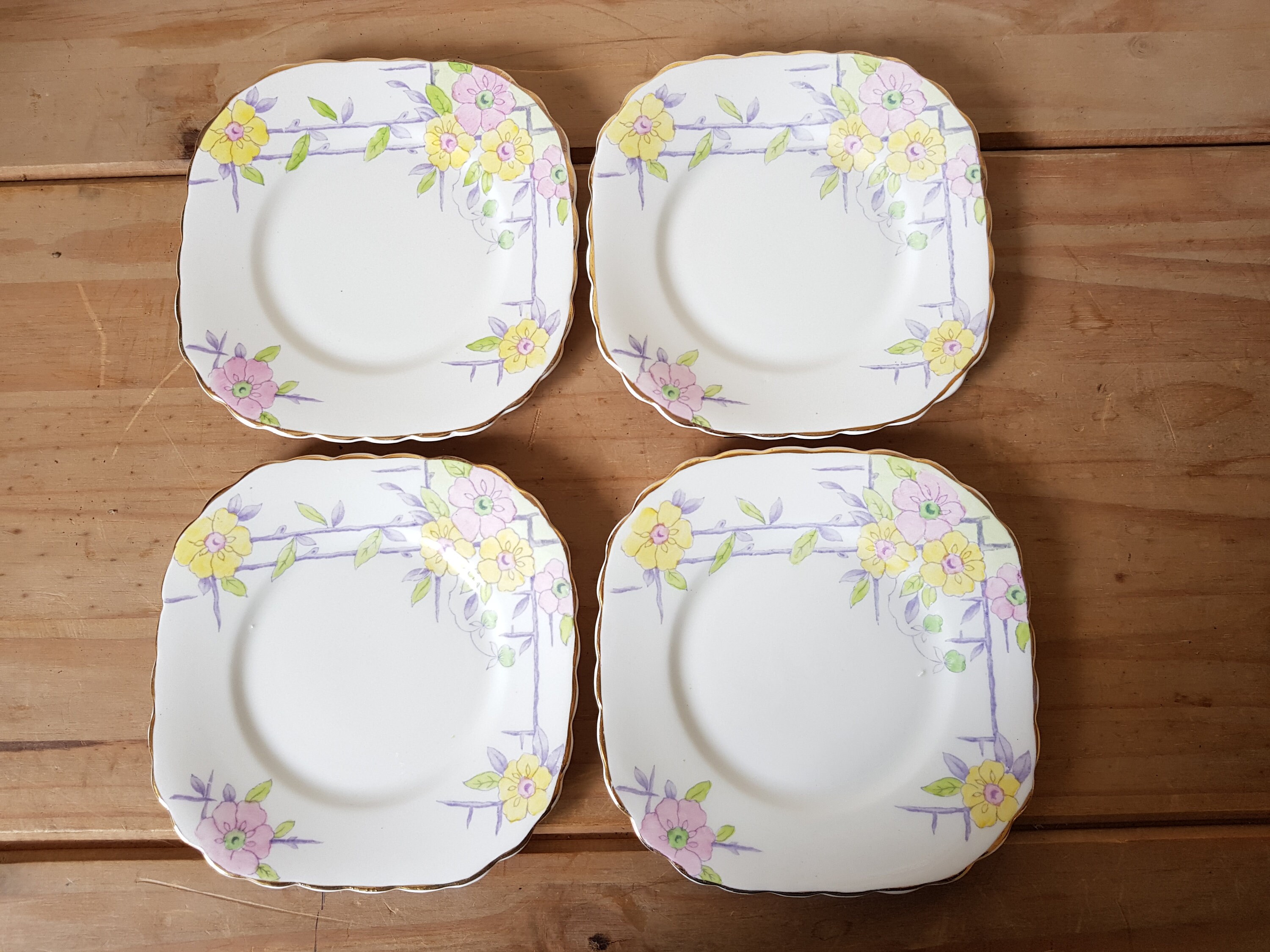 Wellington China Vintage Tea Set Best Bone China White with Etsy