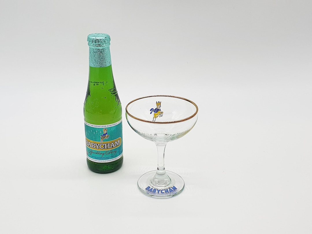 Babycham Glass Vintage Babysham Glasses Champagne Saucer Etsy Ireland