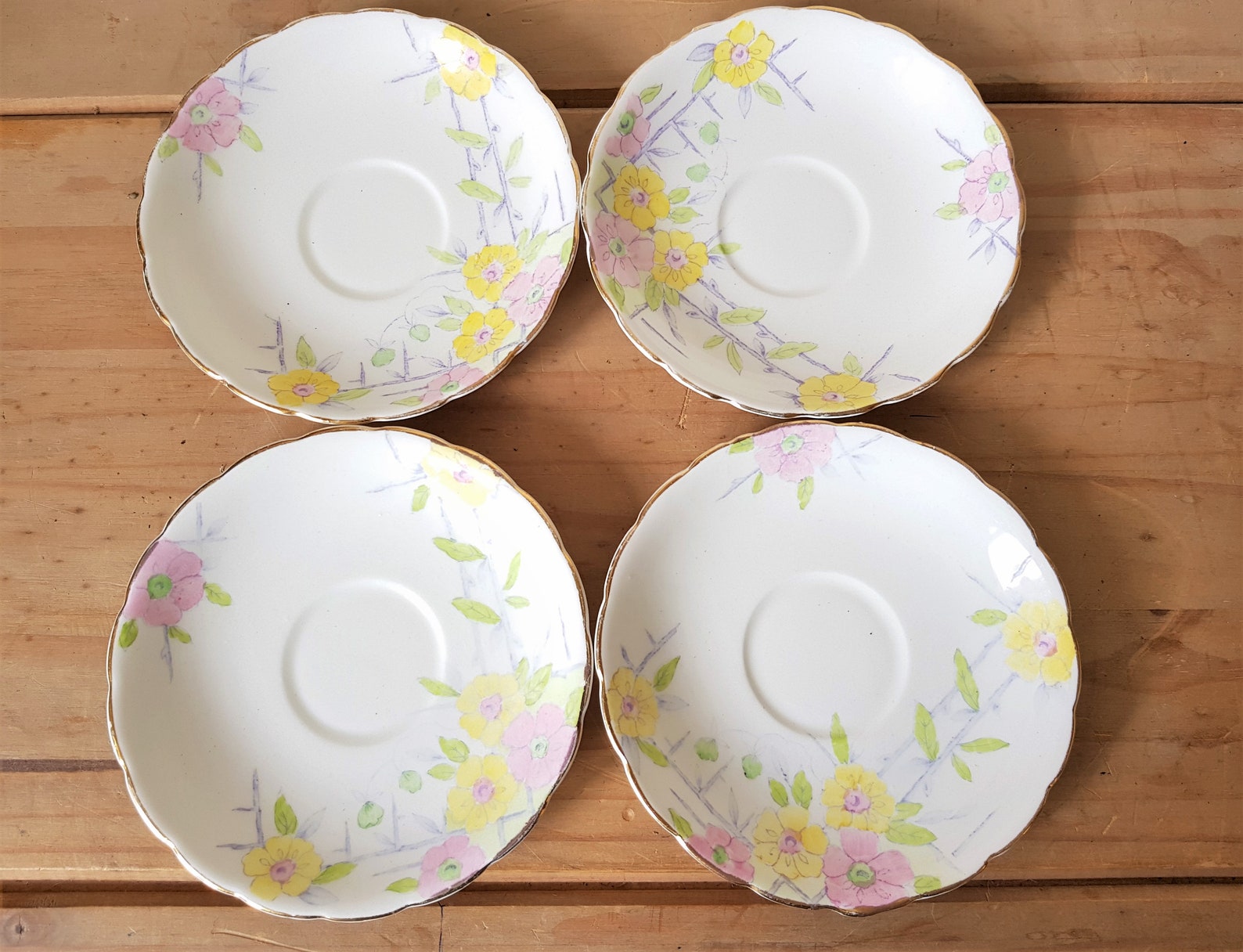 Wellington China Vintage Tea Set Best Bone China White with Etsy