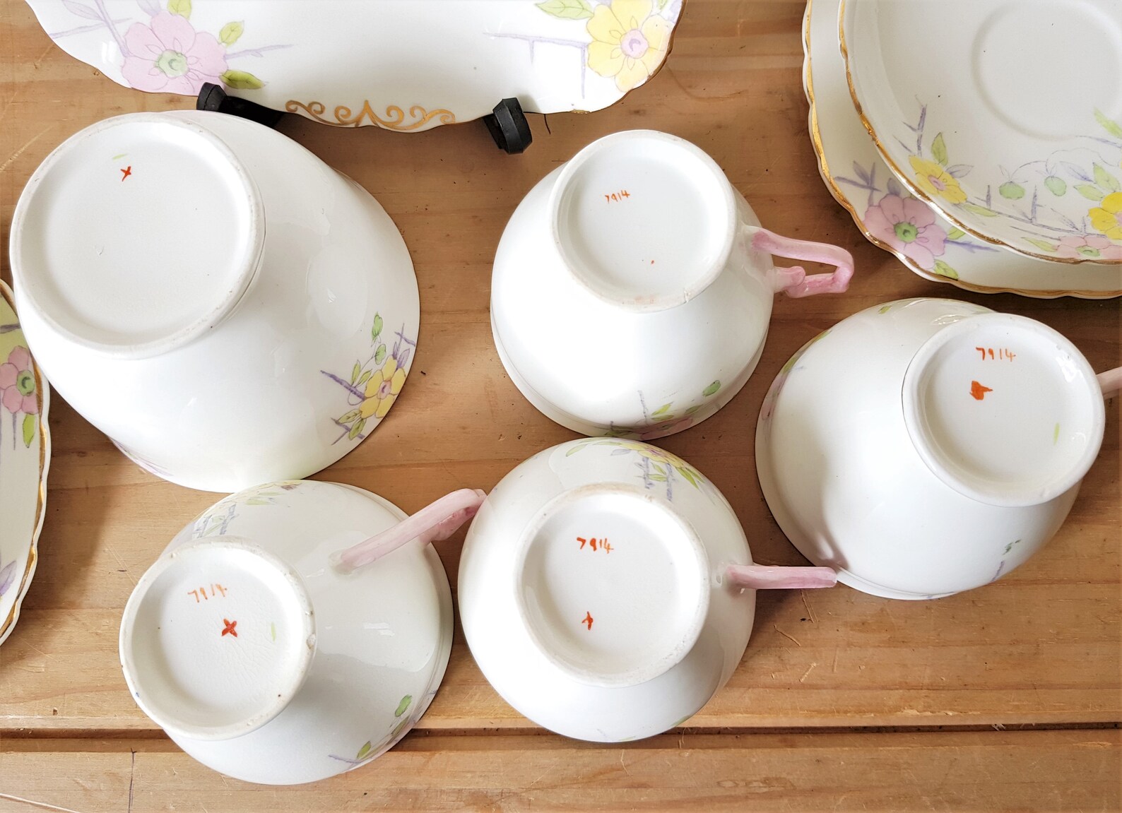Wellington China Vintage Tea Set Best Bone China White With Etsy