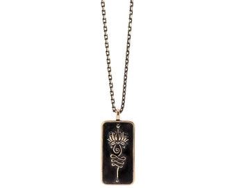 Love Yourself Unalome Necklace