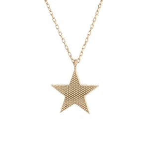 Celestial Grace Gold Star Necklace