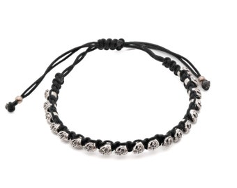 ユニークなヘマタイトエネルギーストーンメンズビーズブレスレット