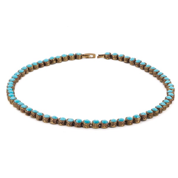 Turquoise Tennis Mystic Necklace