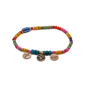 Colorful Beaded Yogi Ankle Bracelet