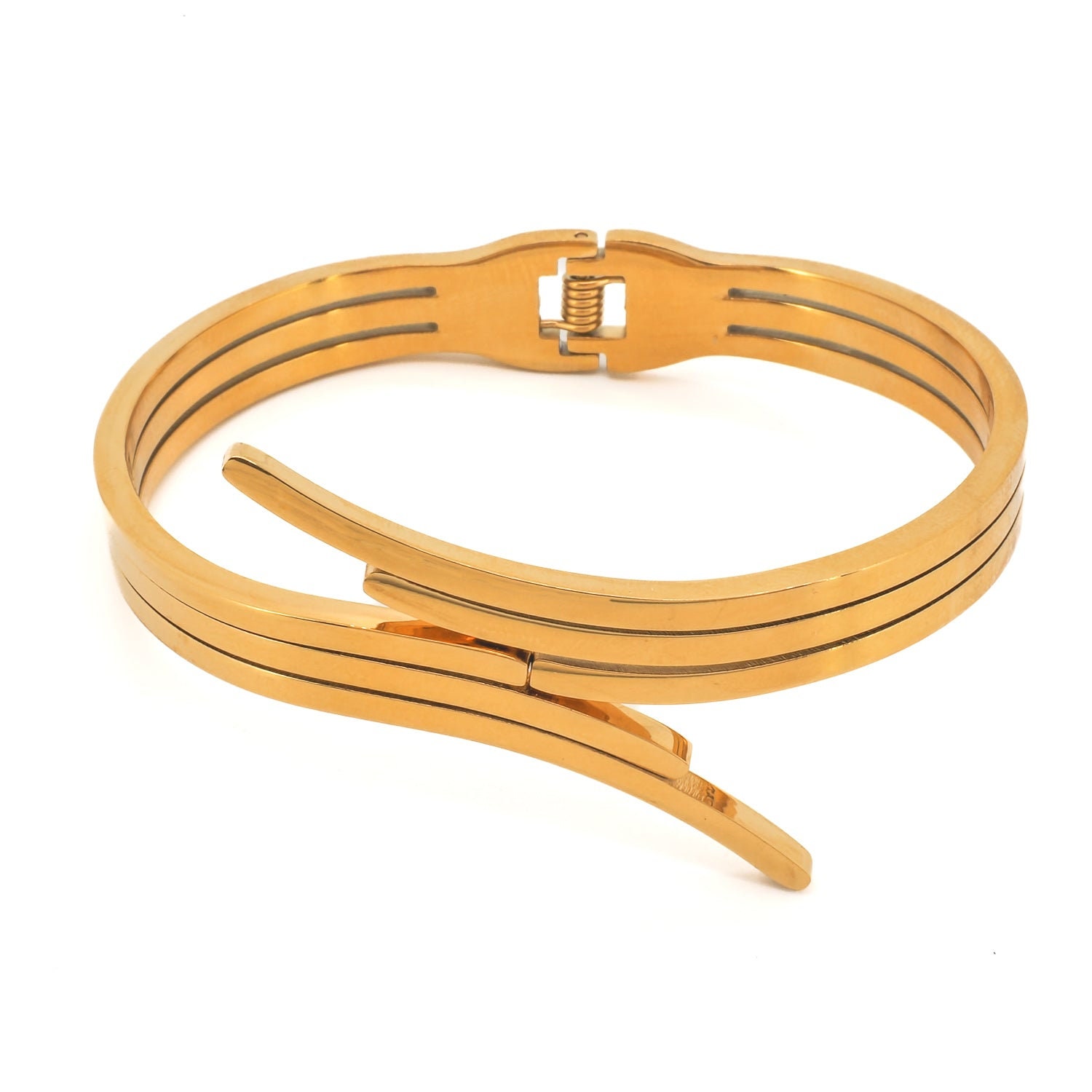Gold Bangle Bracelet - Etsy
