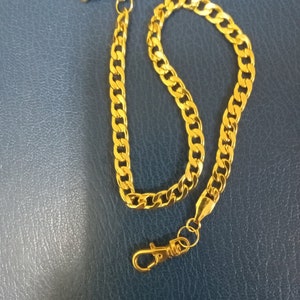 Lovely Watch Chain 12 3/4 Inches long. Vest Toggle one end and Watch swivel o the other.