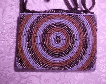 Fancy Hand Beaded Evening Purse.  All in good order.