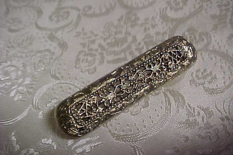 Gold Toned Vintage Bar Pin. FREE Shipping in the United States Etsy