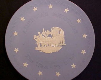 American West, Wedgewood plate.   FREE shipping in the United States.