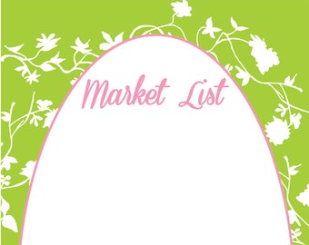 Magnetic Notepad! Market List