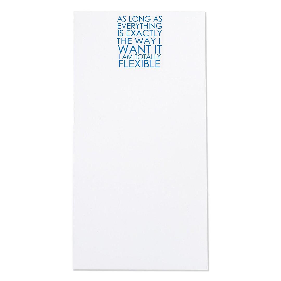 Magnetic Notepad! "as Long as Everything is Exactly the Way I Want It ...