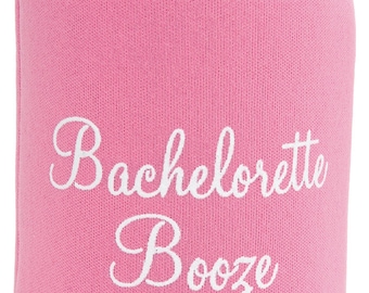 Bebida de despedida de soltera puede refrigeradores!  Despedida de soltera puede enfriadores en rosa y blanco son perfectos para las fiestas de despedida de soltera!