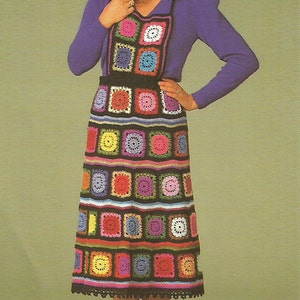 Vintage Hostess Crochet Apron PDF Pattern