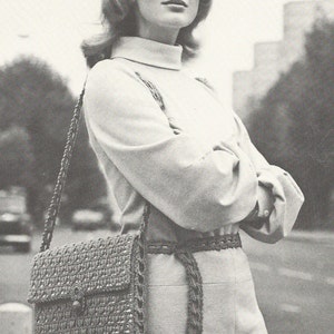 Vintage tas en riem gehaakt PDF-patroon