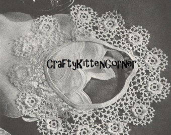 vintage collier au crochet irlandais PDF Crochet Pattern