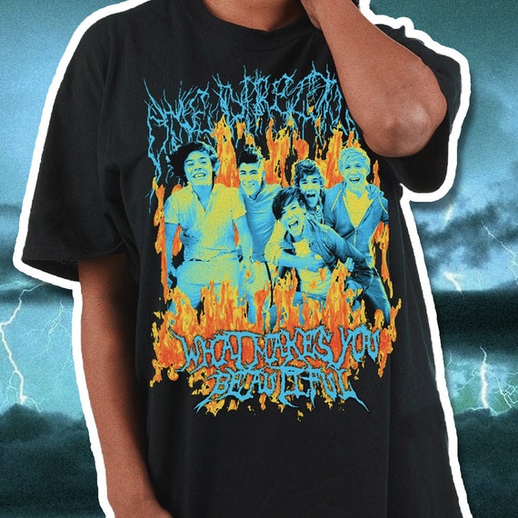 one direction metal t shirt