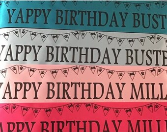 Dog Party birthday banner Yappy Birthday