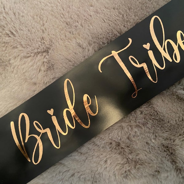 Bride Tribe sash Hen Party sash