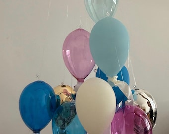 Hanging glass balloon - Various colors