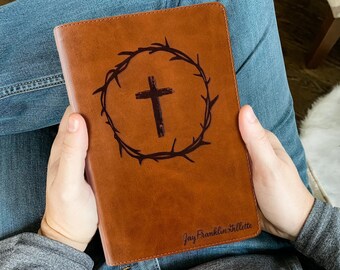 PERSONALIZED CSB He Read Truth Bible - Crown of Thorns - Add a Name to Lower Right Corner - CUSTOM