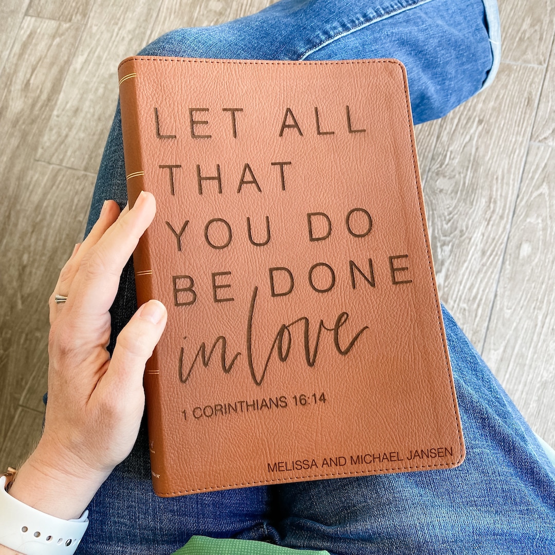 PERSONALIZED NRSV Bible With Apocrypha Let All That You Do