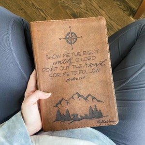 PERSONALIZED NLT Filament Bible - Psalm 25:4 - Add a Name to Lower Right Corner - CUSTOM