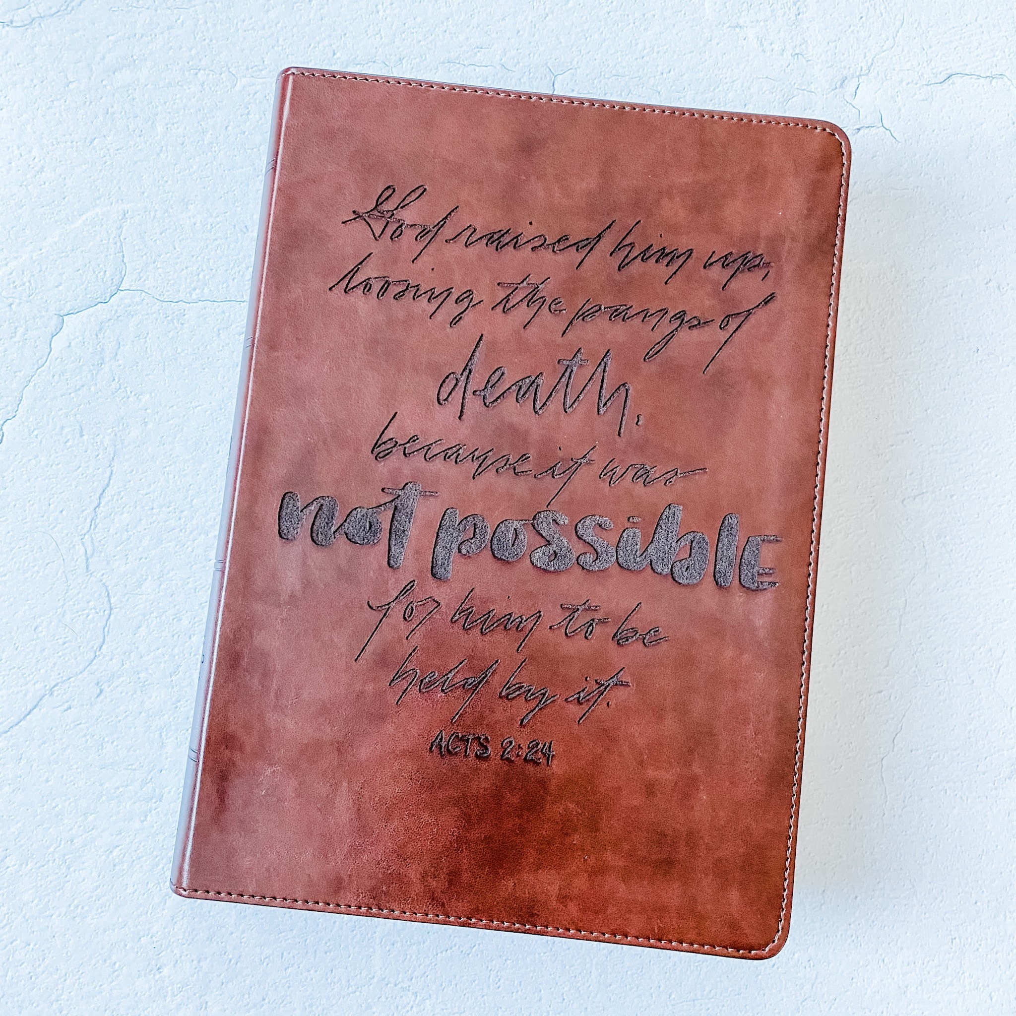 CUSTOM ESV Wide Margin Red Letter Bible Hand Lettered And Etsy