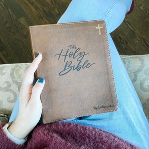 PERSONALIZED NIV Journaling Bible - "The Holy Bible" - Add Your Name - CUSTOM