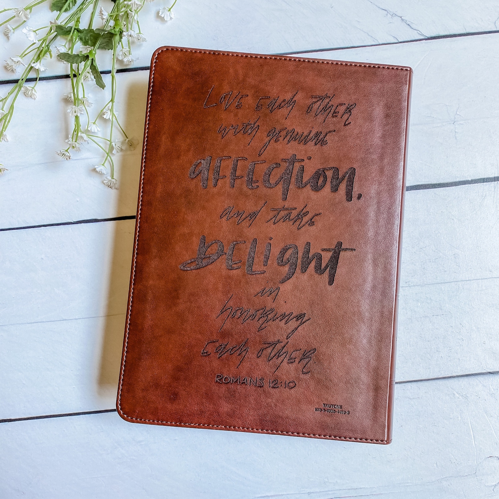 CUSTOM ESV Wide Margin Red Letter Bible Hand Lettered And Etsy