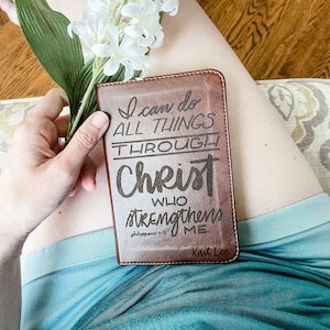 PERSONALIZED ESV Compact Bible - I Can Do All Things Through Christ - Add Your Name - CUSTOM
