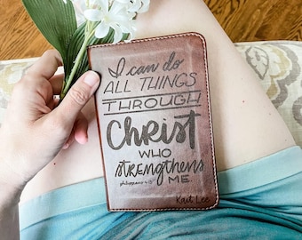 ESV Compact Bible - I Can Do All Things Through Christ - Add Your Name - CUSTOM