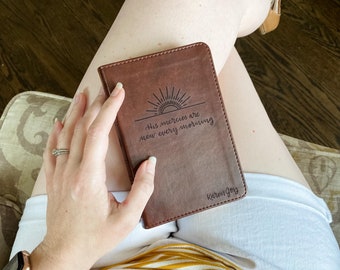 ESV Compact Bible - His Mercies are New Every Morning (With Sunrise) - Add Your Name - CUSTOM