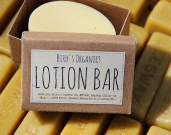 The BEST Organic Lotion Bar