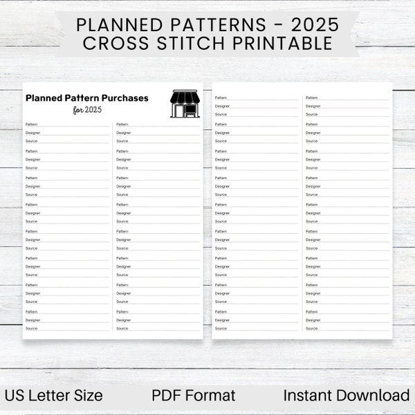 2025 Cross Stitch Calendars Etsy