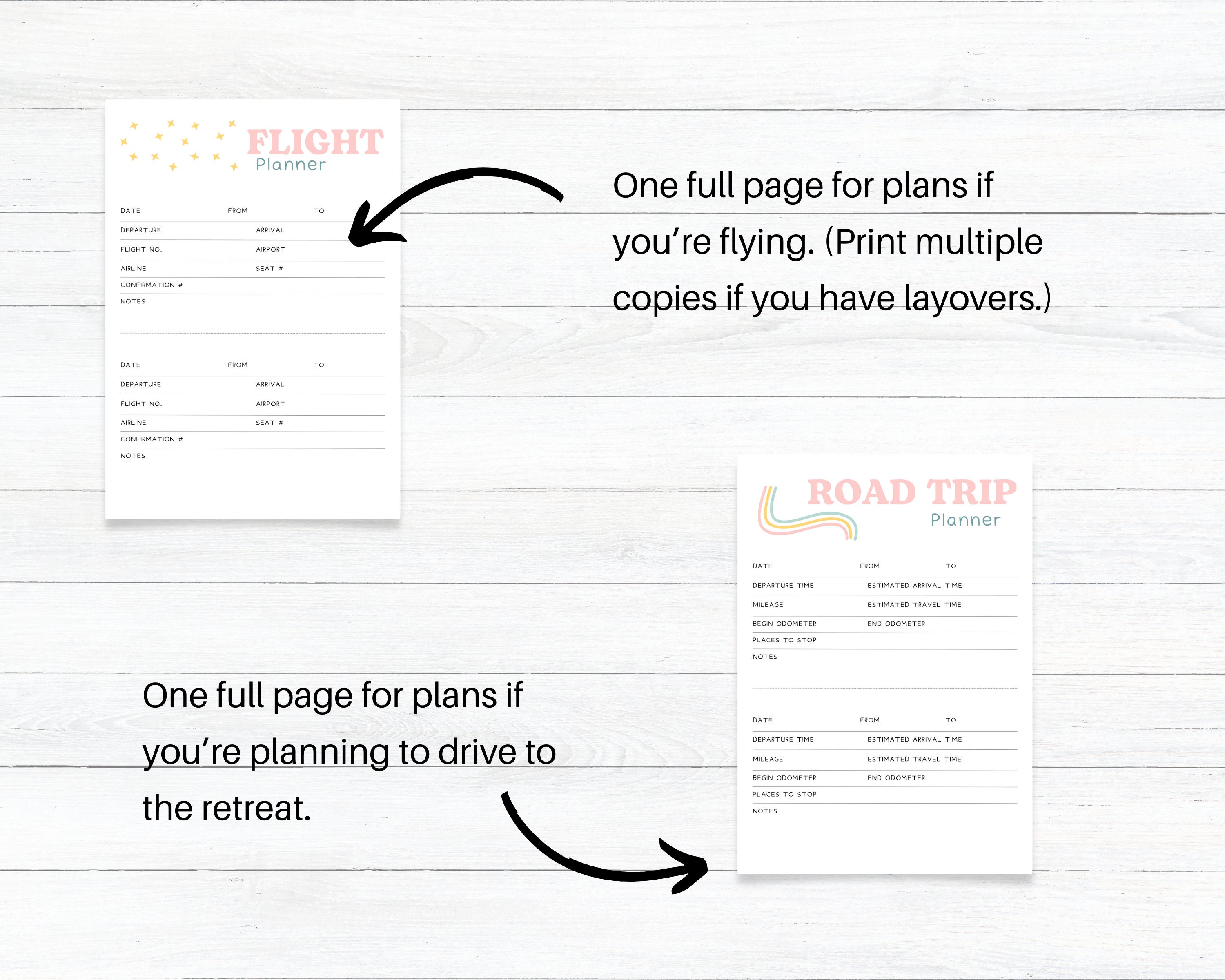 PRINTABLE Cross Stitch Retreat Planner, Travel Planner, Stitching ...