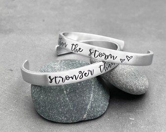 Stronger than the storm bracelet clearance