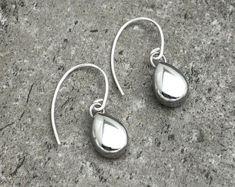 Dainty Silver Teardrop Urn Earrings For Ashes Cremation Earrings Memorial Jewelry Sympathy Gift Lost Loved One Urn For Two Peoples's Ashes