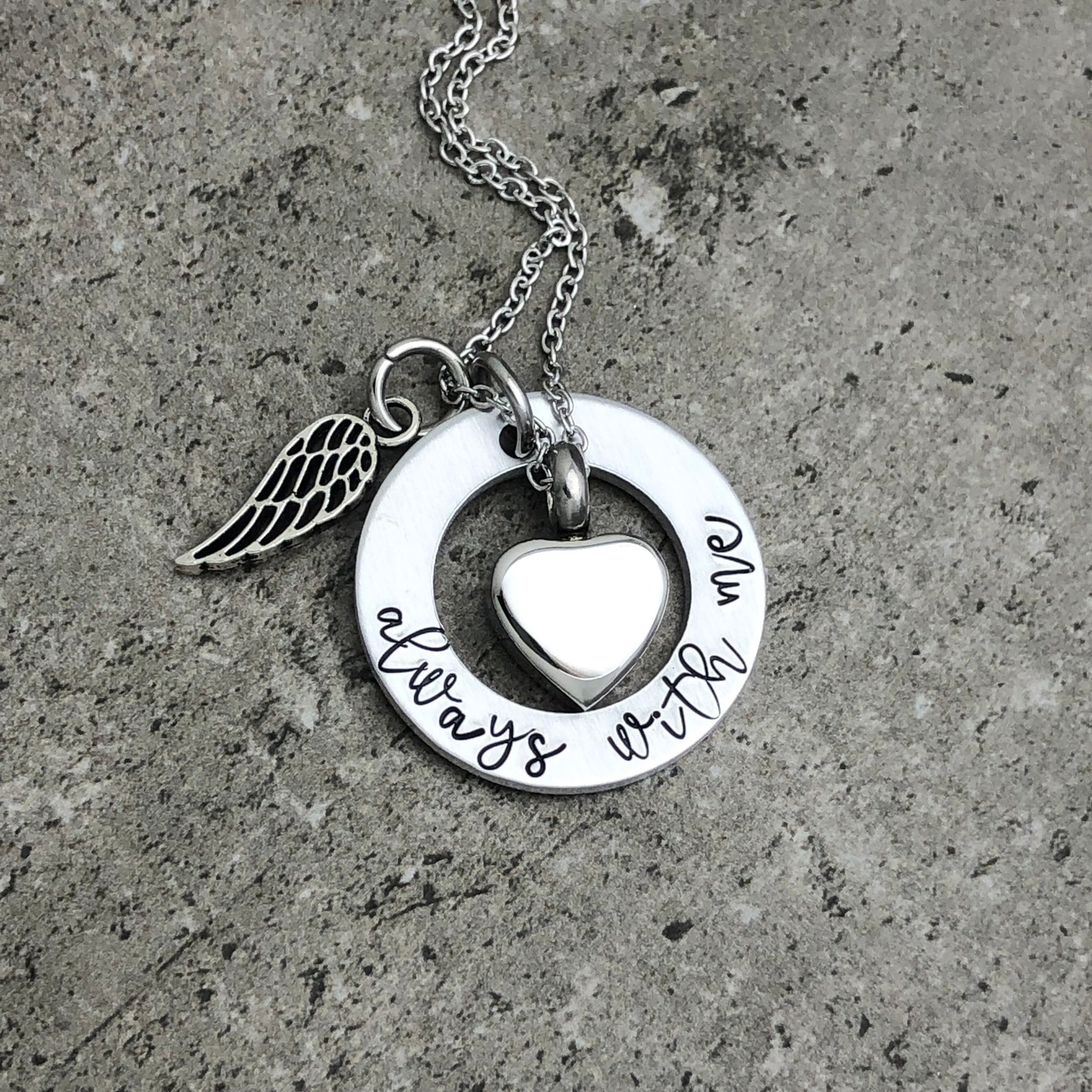 Urn Necklace Always With Me Urns for Human Ashes Cremation Jewelry Tiny ...