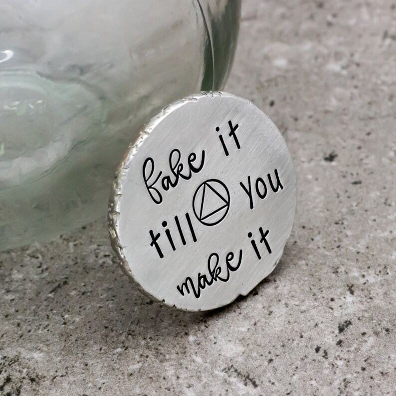 Personalized Addiction Recovery Chip One Day At A Time Fake | Etsy