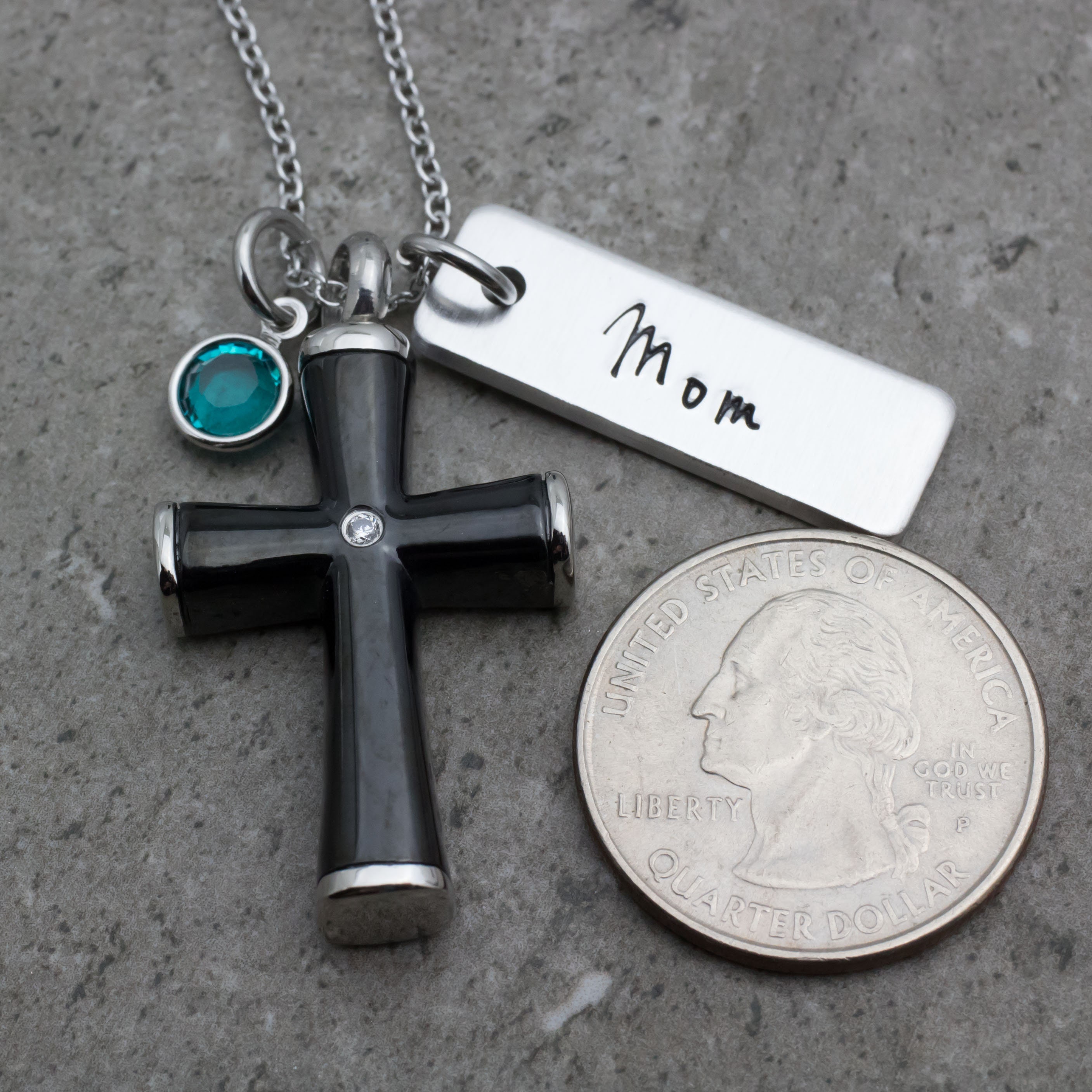 Cross Urn Necklace Personalized Cremation Jewelry Cross Necklace for Ashes Remembrance  Memorial Necklace Christian Urn Necklace Cross 