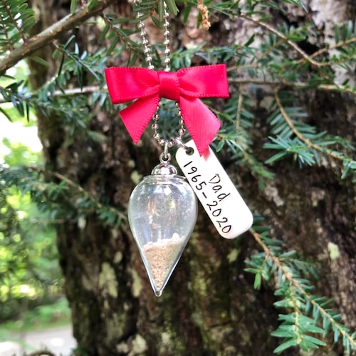 Memorial Christmas Tree Urn Ornament for Human & Pet Ashes Etsy