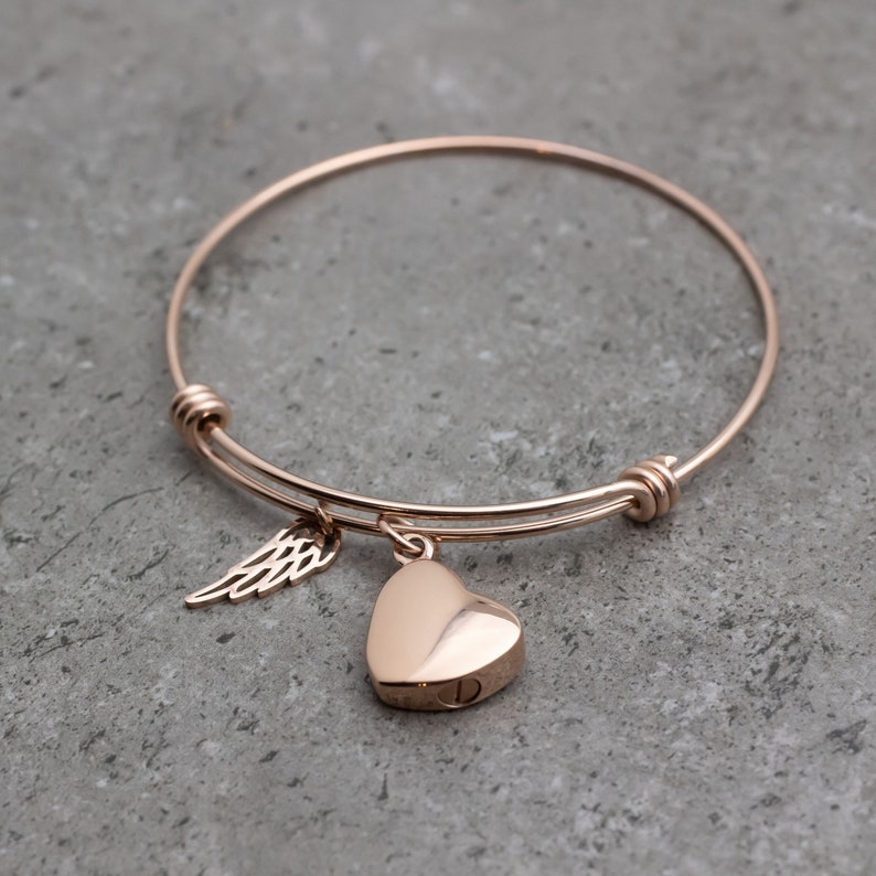 Rose Gold Urn Bracelet for Ashes Rose Gold Cremation Bracelet Rose Gold Urn Bracelet for Ashes Rose Gold Cremation Bracelet