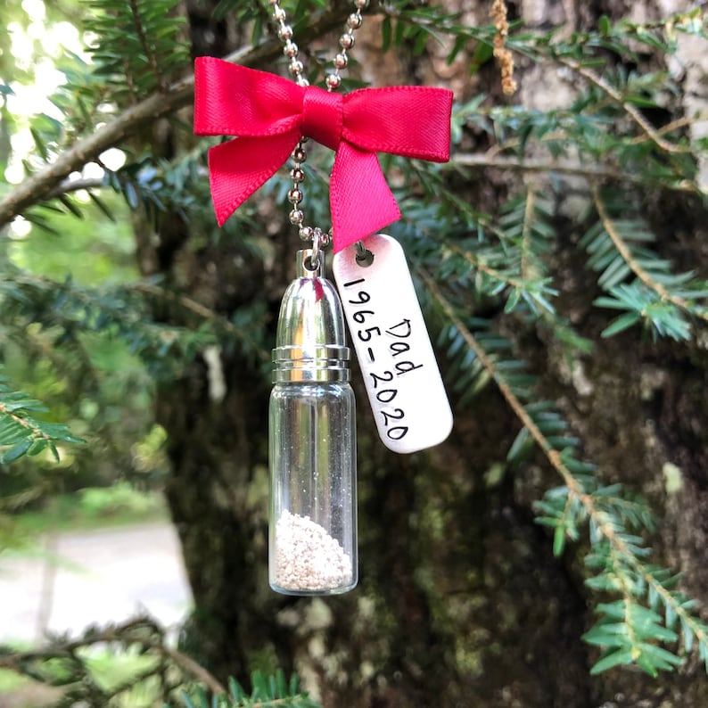 Personalized Christmas Ornament Urns for Human Ashes Christmas Etsy