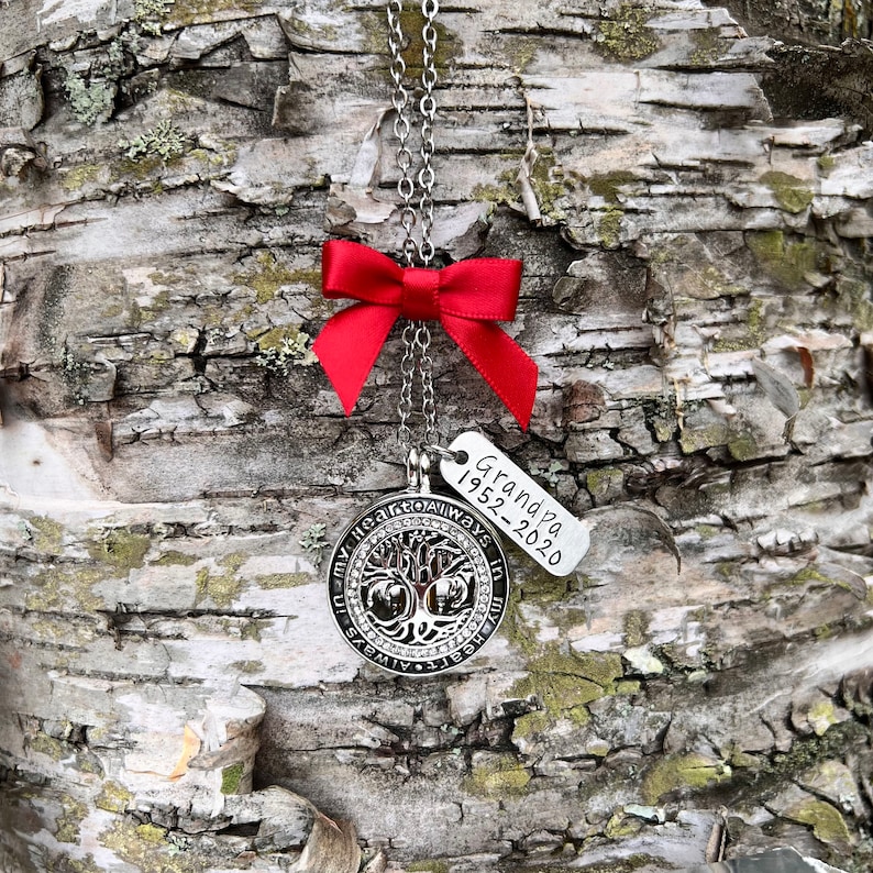 Christmas Tree Memorial Ornament for Ashes Fillable Locket Urn Etsy