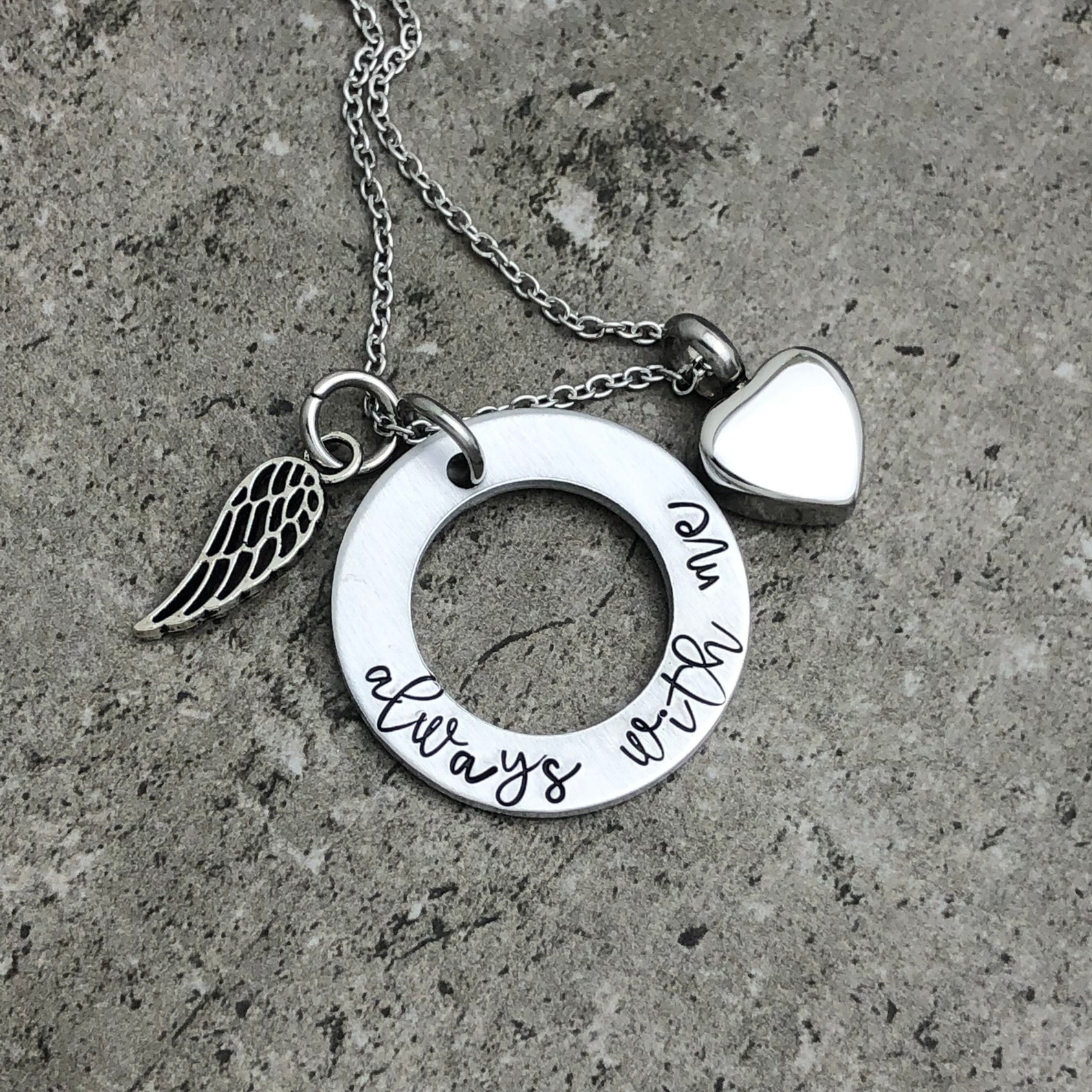 Urn Necklace Always With Me Urns for Human Ashes Cremation Jewelry Tiny ...